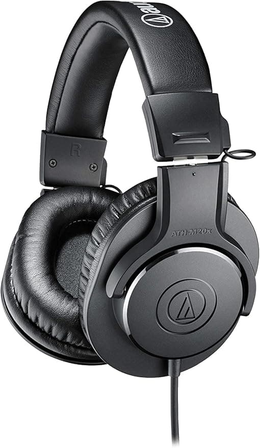 Image of Audio-Technica ATH-M20X Professional Studio Monitor Headphones
